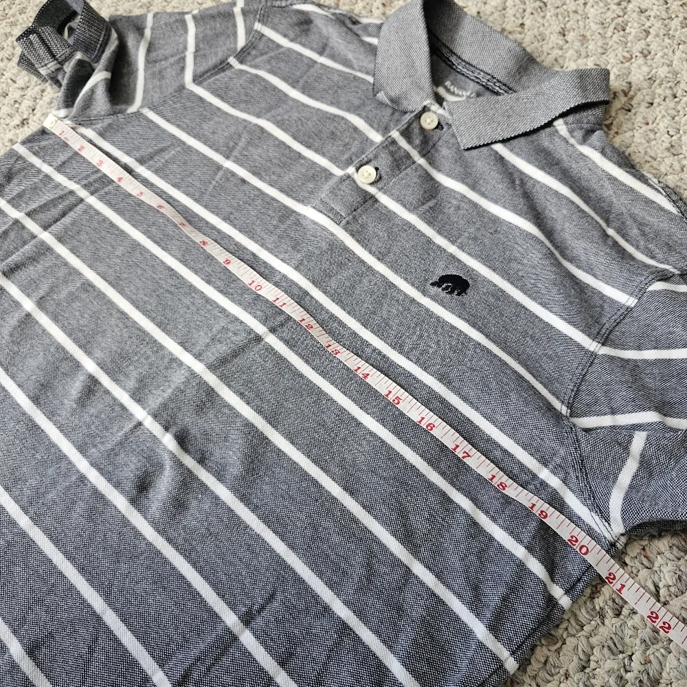 ⛳ Banana Republic Mens Collared Striped Polo - Size L